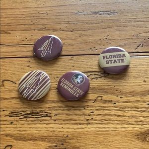 FSU game day buttons